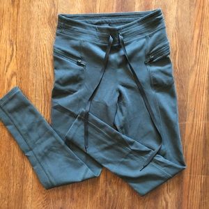 Free People Olive Green Leggings Small